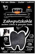 QCHEFS Dental Charcoal ga Kathara Dontia kai uges Peptiko Sustima 80gr